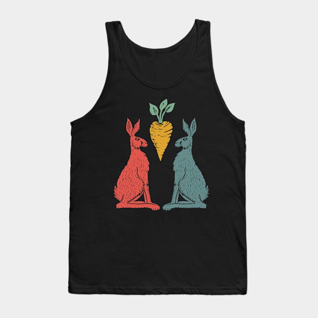 Carrot & Rabbits Tank Top by SWON Design